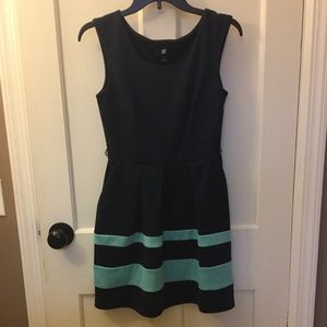 IZ Byer Navy Blue Buisness Casual Dress